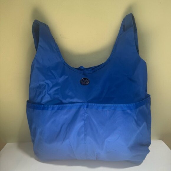 Lululemon Post Savasana Tote Nylon Packable Pockets Water Resistant Shoulder Bag - Picture 2 of 16